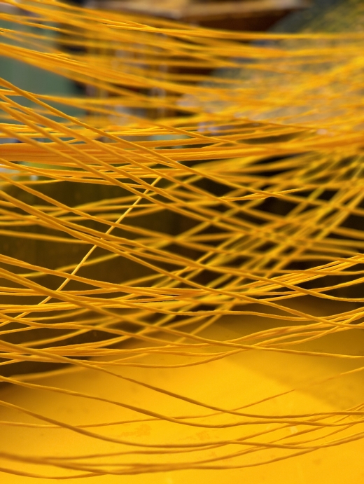 Dyneema fibre with coating